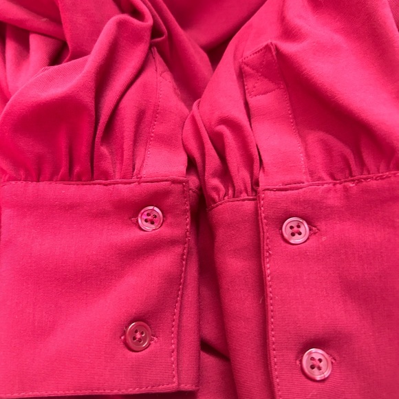 Betabrand Shirt Blouse Button Down Stretch SZ Medium - Picture 4 of 7